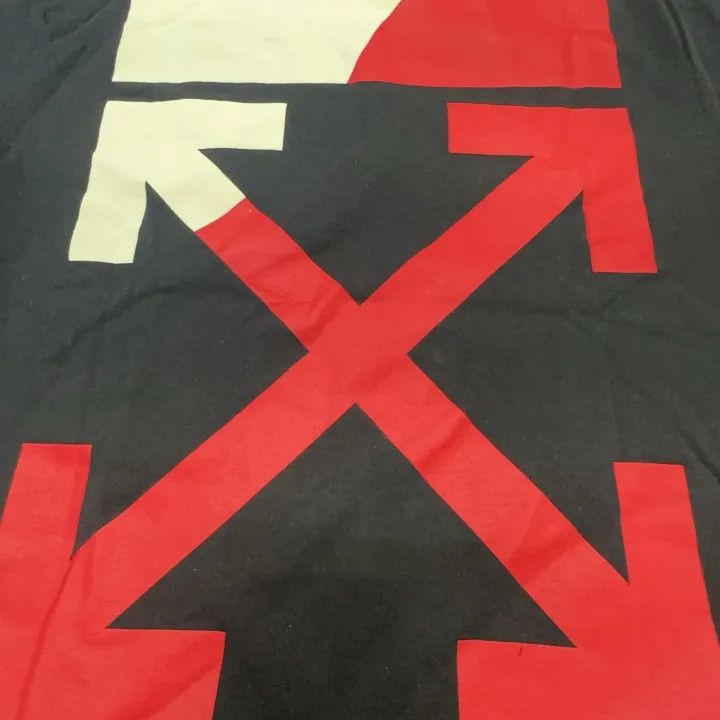 Off-White Off-White Black Arrow Print Short Sleeve T-Shirt 0079 Size US XXS / EU 40 - 7 Thumbnail