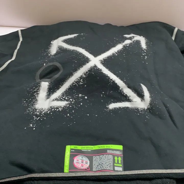 Off-White Nike x OFF-WHITE Black Arrow Hoodie 0079 Size US M / EU 48-50 / 2 - 14 Thumbnail