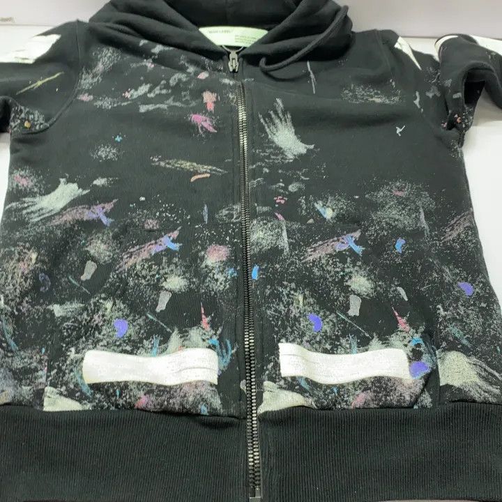 Off-White Off-White Galaxy Brush Hoodie for Men 0079 Size US XXS / EU 40 - 10 Thumbnail