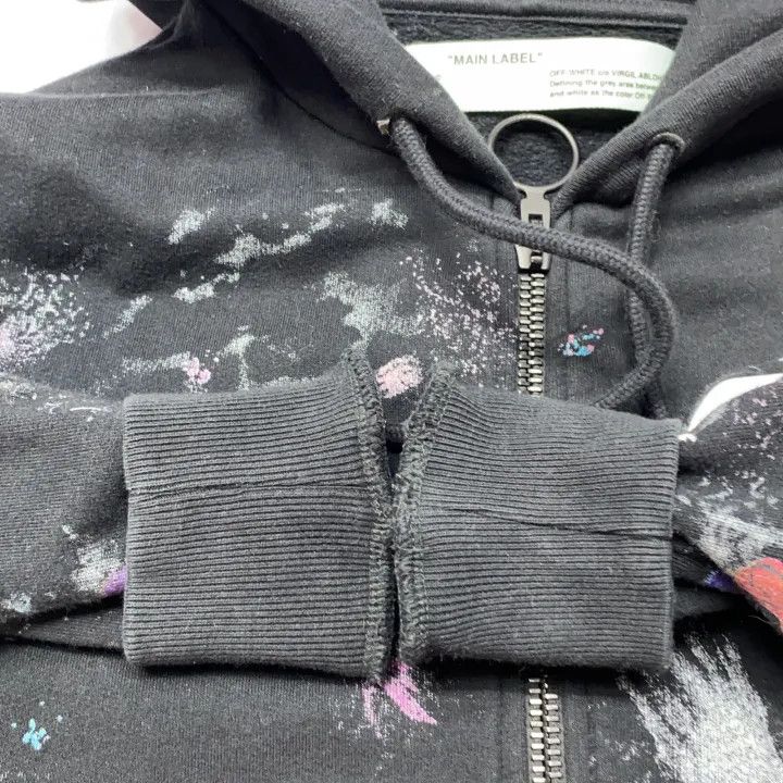 Off-White Off-White Galaxy Brush Hoodie for Men 0079 Size US XXS / EU 40 - 7 Thumbnail