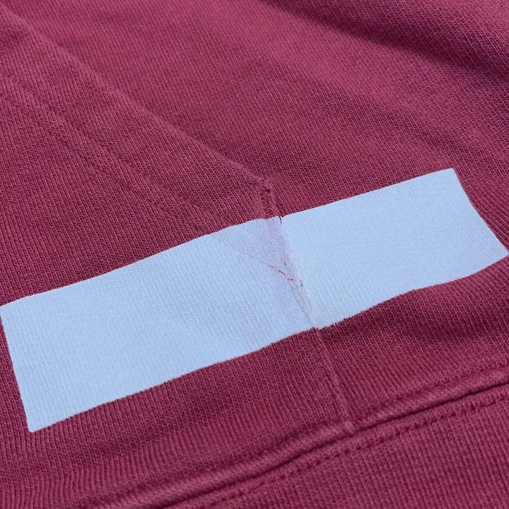 Off-White Off-White Casual Comfortable Hoodie in Deep Red 0079 Size US M / EU 48-50 / 2 - 6 Thumbnail
