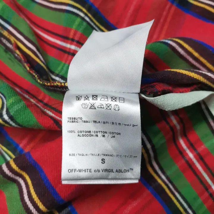 Off-White Off-White Plaid Long Sleeve Shirt 0079 Size US S / EU 44-46 / 1 - 5 Thumbnail