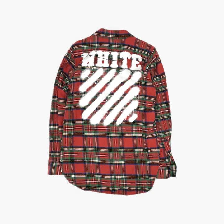 Off-White Off-White Plaid Long Sleeve Shirt 0079 Size US S / EU 44-46 / 1 - 3 Thumbnail