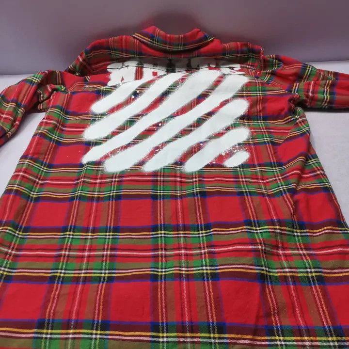 Off-White Off-White Plaid Long Sleeve Shirt 0079 Size US S / EU 44-46 / 1 - 13 Thumbnail