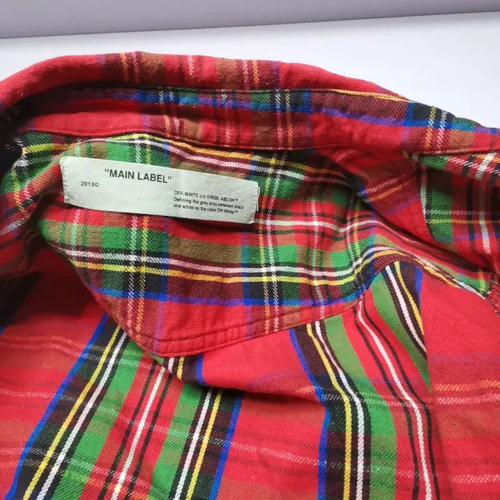 Off-White Off-White Plaid Long Sleeve Shirt 0079 Size US S / EU 44-46 / 1 - 4 Thumbnail