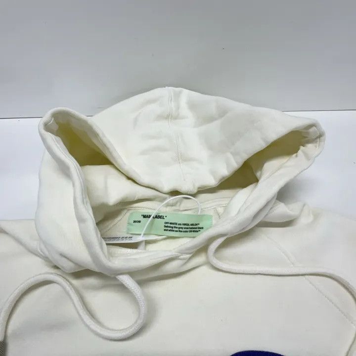 Off-White Off-White Casual Hooded Sweatshirt in Cream 0079 Size US XS / EU 42 / 0 - 6 Thumbnail