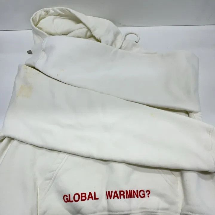 Off-White Off-White Casual Hooded Sweatshirt in Cream 0079 Size US XS / EU 42 / 0 - 9 Thumbnail