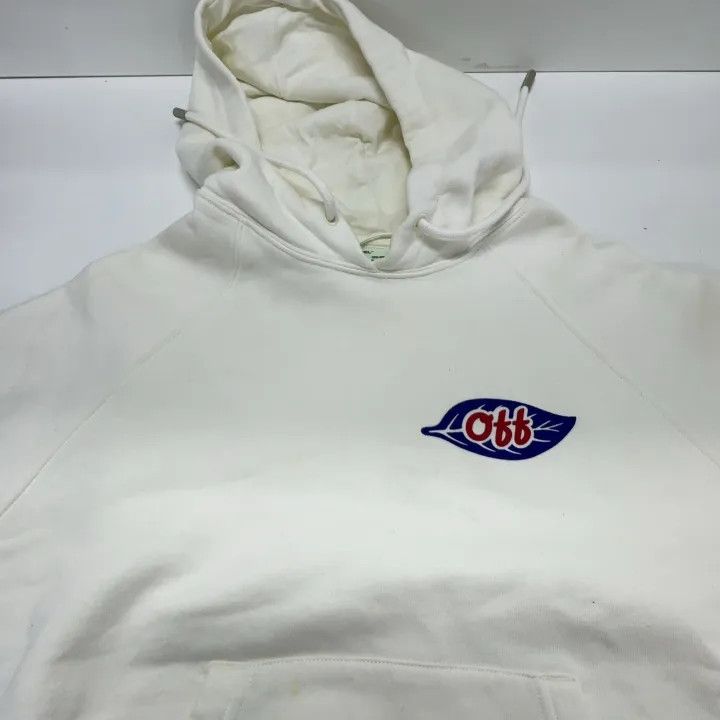 Off-White Off-White Casual Hooded Sweatshirt in Cream 0079 Size US XS / EU 42 / 0 - 7 Thumbnail