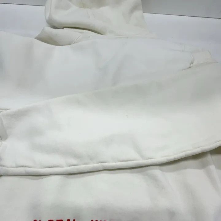 Off-White Off-White Casual Hooded Sweatshirt in Cream 0079 Size US XS / EU 42 / 0 - 12 Thumbnail