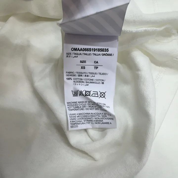 Off-White Off-White White "Teenager" Graphic T-Shirt 0079 Size US XS / EU 42 / 0 - 3 Thumbnail