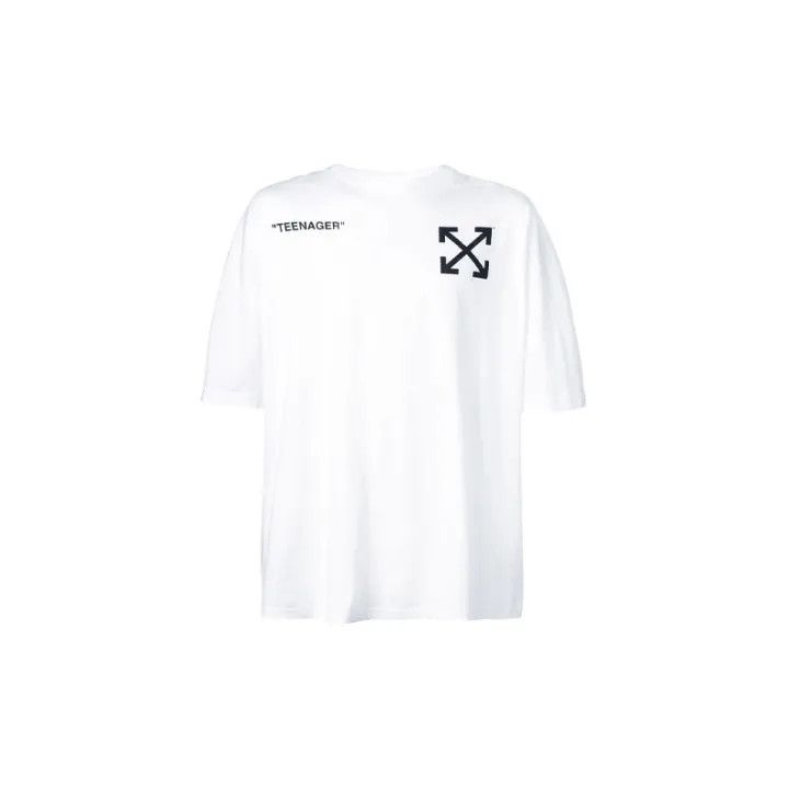 Off-White Off-White White "Teenager" Graphic T-Shirt 0079 Size US XS / EU 42 / 0 - 2 Thumbnail