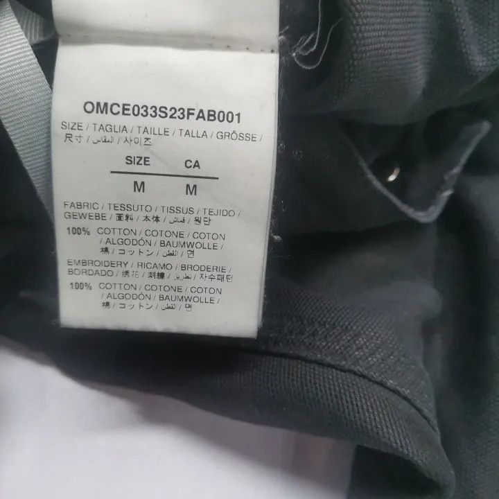 Off-White Off-White Black Twill Cargo Pants for Men 0079 Size US 27 - 4 Thumbnail