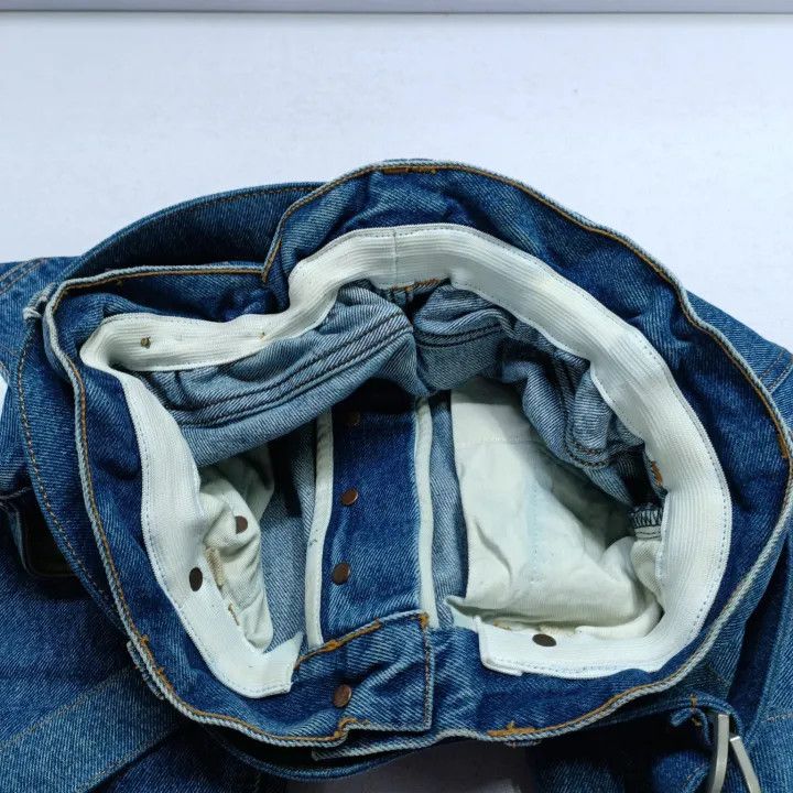 Off-White Off-White Minimalist Letter Print Denim Pants 0079 Size US 30 / EU 46 - 6 Thumbnail