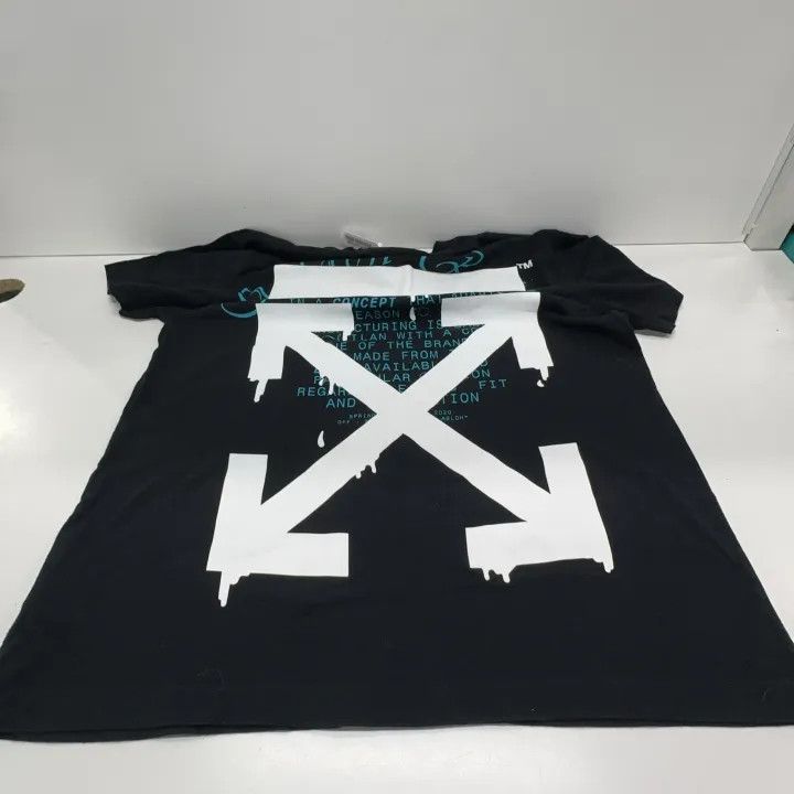 Off-White OFF-WHITE Black Arrow Short Sleeve T-Shirt 0079 Size US XXS / EU 40 - 14 Thumbnail