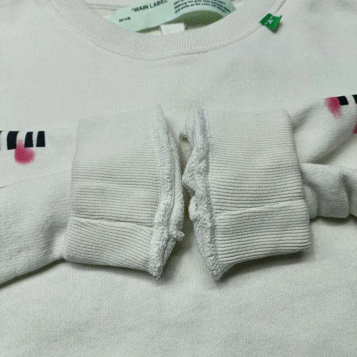Off-White OFF-WHITE Logo Printed Long Sleeve Sweatshirt 0079 Size US S / EU 44-46 / 1 - 11 Thumbnail