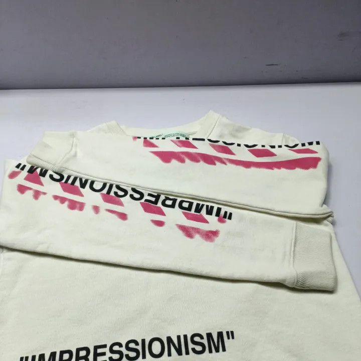 Off-White OFF-WHITE Logo Printed Long Sleeve Sweatshirt 0079 Size US S / EU 44-46 / 1 - 10 Thumbnail