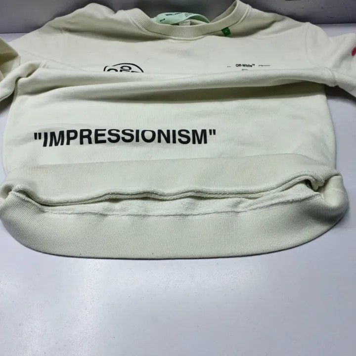 Off-White OFF-WHITE Logo Printed Long Sleeve Sweatshirt 0079 Size US S / EU 44-46 / 1 - 12 Thumbnail