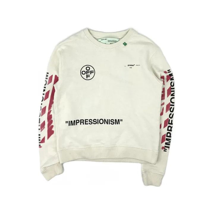 Off-White OFF-WHITE Logo Printed Long Sleeve Sweatshirt 0079 Size US S / EU 44-46 / 1 - 2 Thumbnail