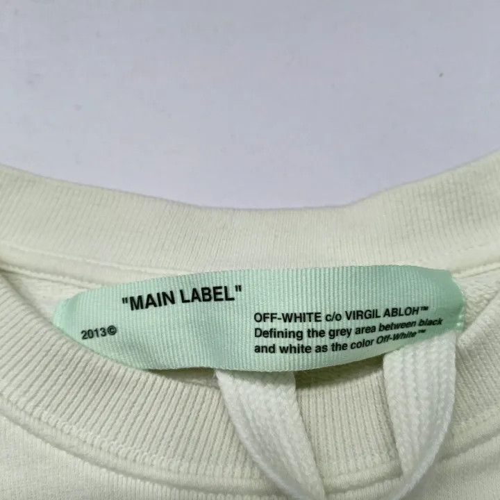 Off-White OFF-WHITE Logo Printed Long Sleeve Sweatshirt 0079 Size US S / EU 44-46 / 1 - 4 Thumbnail