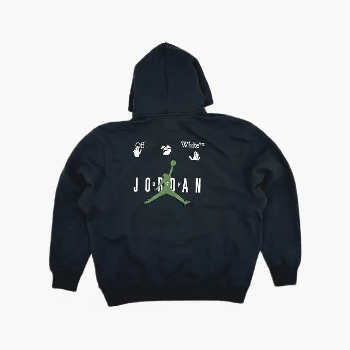 Off-White Jordan x OFF-WHITE Embroidered Hoodie 0079 Size US XXL / EU 58 / 5 - 3 Thumbnail