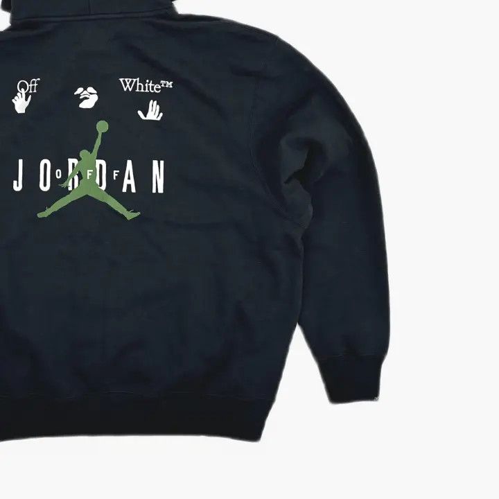 Off-White Jordan x OFF-WHITE Embroidered Hoodie 0079 Size US XXL / EU 58 / 5 - 6 Thumbnail