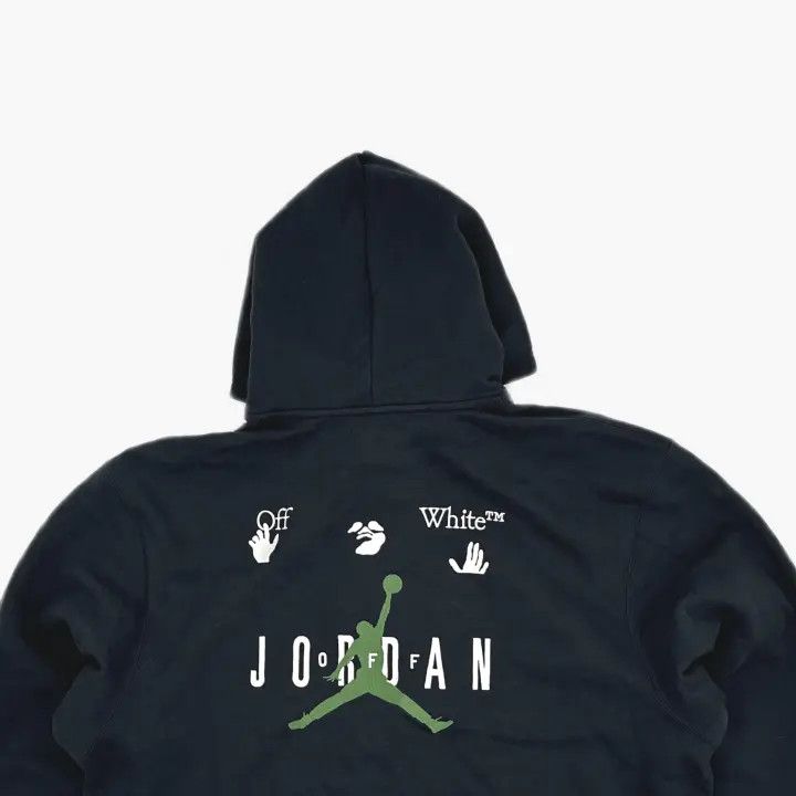 Off-White Jordan x OFF-WHITE Embroidered Hoodie 0079 Size US XXL / EU 58 / 5 - 4 Thumbnail