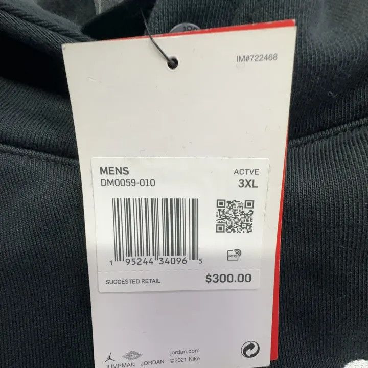 Off-White Jordan x OFF-WHITE Embroidered Hoodie 0079 Size US XXL / EU 58 / 5 - 11 Thumbnail