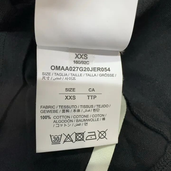 Off-White Off-White Classic Black Short Sleeve T-Shirt 0079 Size US XXS / EU 40 - 2 Thumbnail
