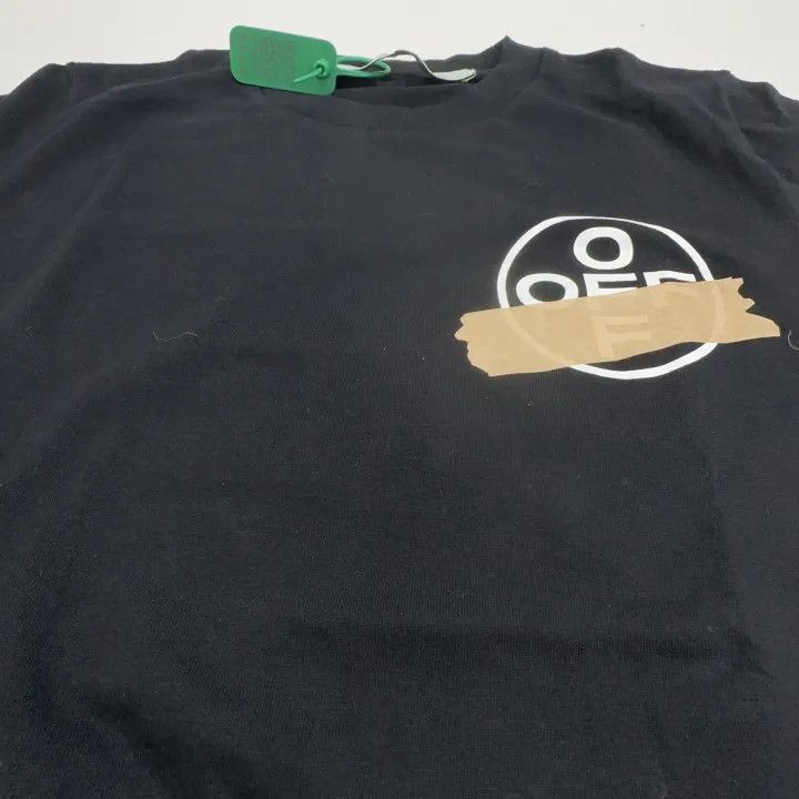 Off-White Off-White Gold Arrow Logo Short Sleeve Tee 0079 Size US S / EU 44-46 / 1 - 4 Thumbnail