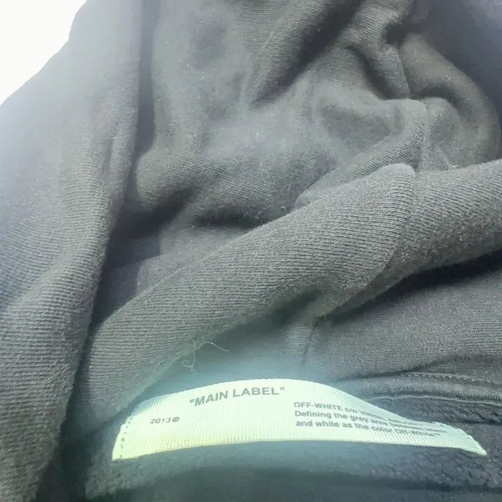 Off-White Off-White Black Hoodie with Patches 0079 Size US XXS / EU 40 - 5 Thumbnail