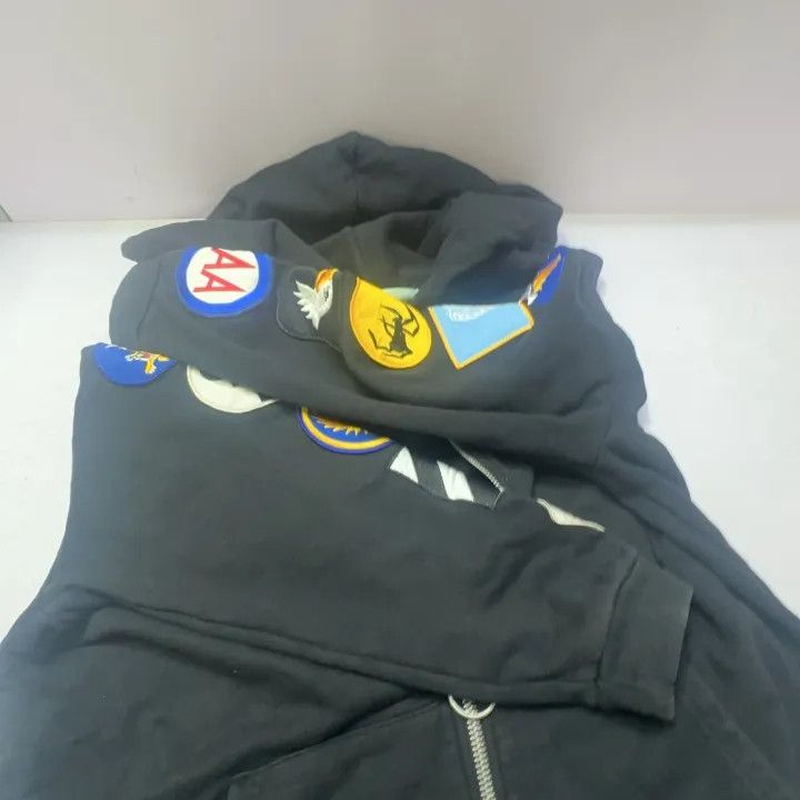 Off-White Off-White Black Hoodie with Patches 0079 Size US XXS / EU 40 - 8 Thumbnail