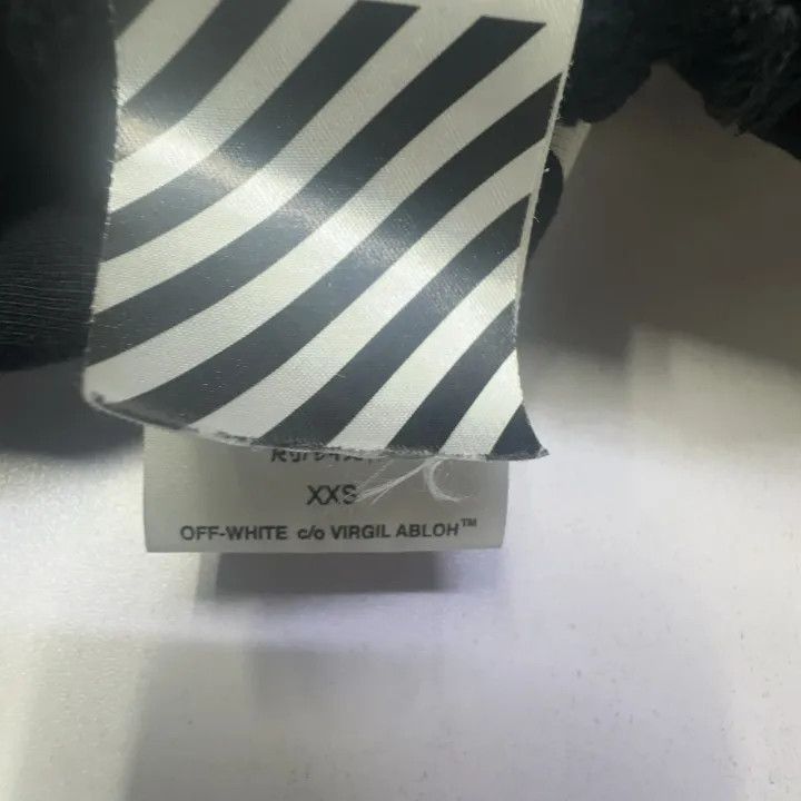 Off-White Off-White Black Hoodie with Patches 0079 Size US XXS / EU 40 - 4 Thumbnail