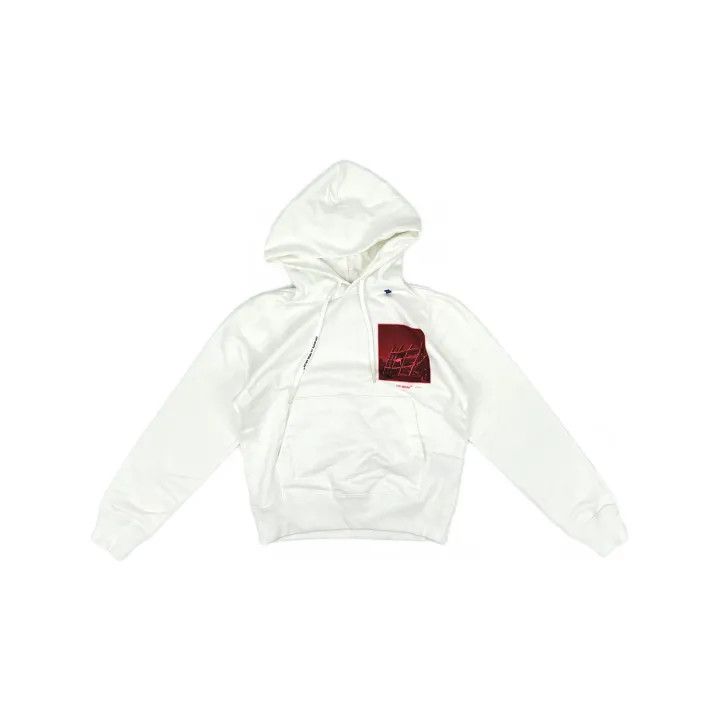 Off-White Off-White Graphic Cotton Hooded Sweatshirt 0079 Size US S / EU 44-46 / 1 - 2 Thumbnail
