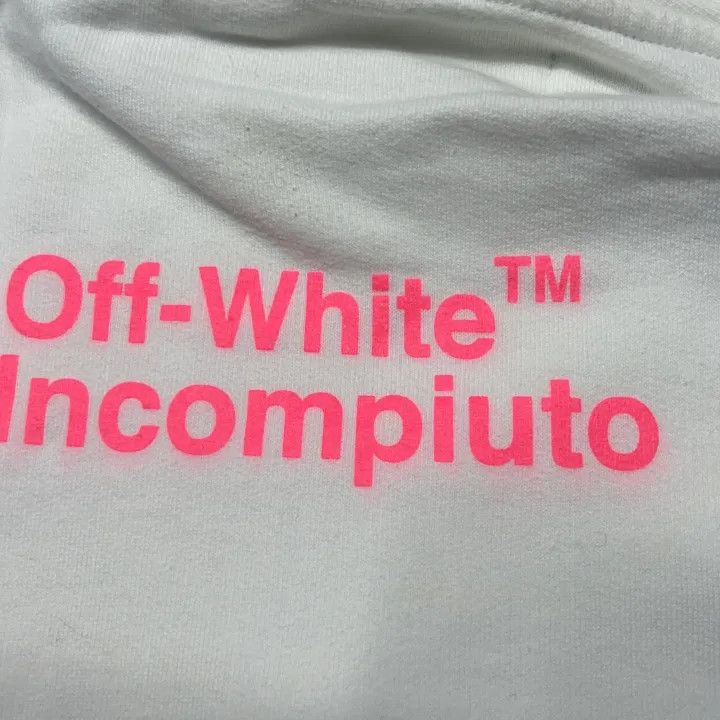 Off-White Off-White Graphic Cotton Hooded Sweatshirt 0079 Size US S / EU 44-46 / 1 - 12 Thumbnail