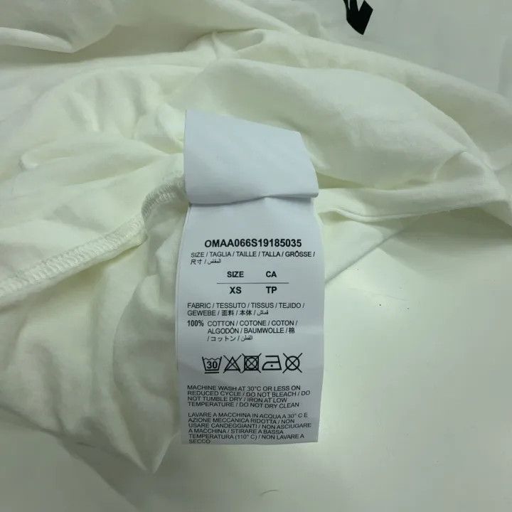 Off-White OFF-WHITE White "Teenager" Graphic T-Shirt 0079 Size US XS / EU 42 / 0 - 4 Thumbnail