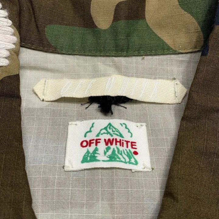 Off-White Off-White Camo Tie Band Shirt Jacket 0079 Size US XS / EU 42 / 0 - 5 Thumbnail