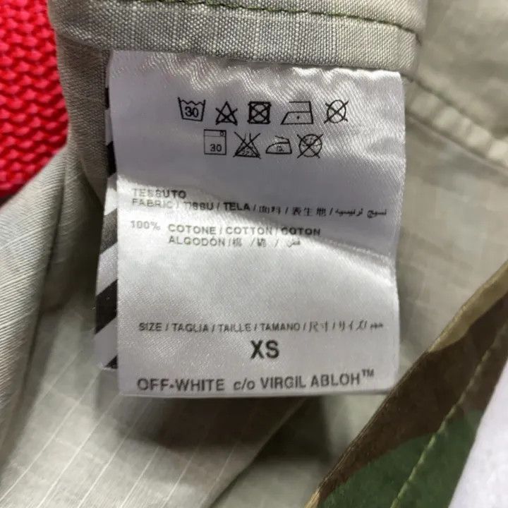 Off-White Off-White Camo Tie Band Shirt Jacket 0079 Size US XS / EU 42 / 0 - 4 Thumbnail