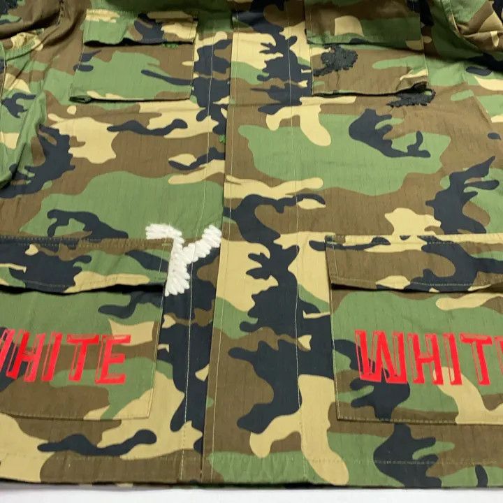 Off-White Off-White Camo Tie Band Shirt Jacket 0079 Size US XS / EU 42 / 0 - 10 Thumbnail
