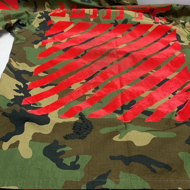 Off-White Off-White Camo Tie Band Shirt Jacket 0079 Size US XS / EU 42 / 0 - 12 Thumbnail
