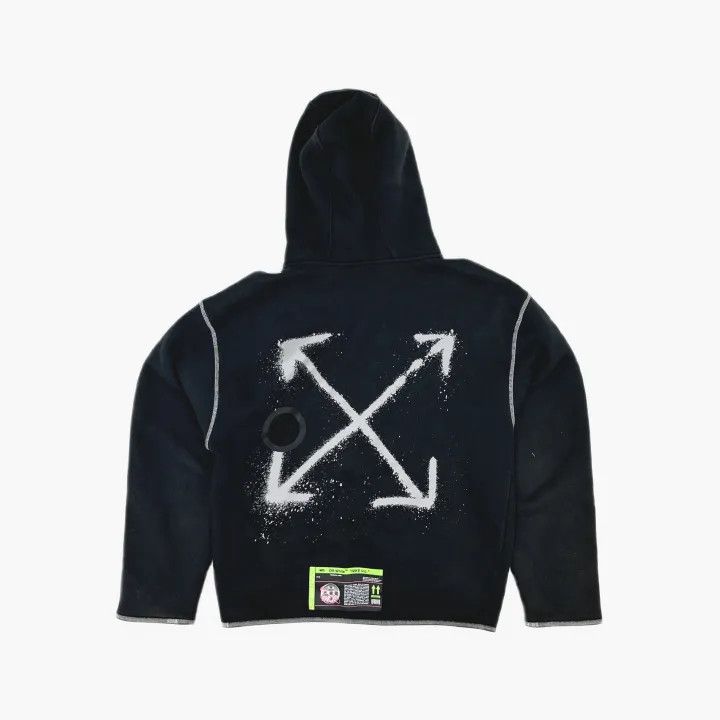 Off-White Nike x OFF-WHITE Black Graphic Hoodie 0079 Size US S / EU 44-46 / 1 - 3 Thumbnail