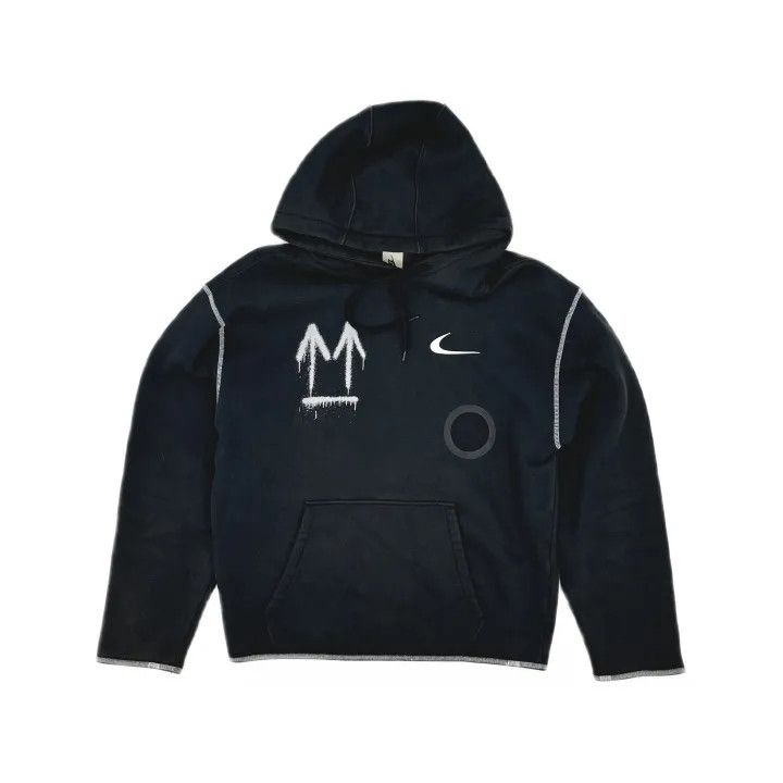 Off-White Nike x OFF-WHITE Black Graphic Hoodie 0079 Size US S / EU 44-46 / 1 - 2 Thumbnail
