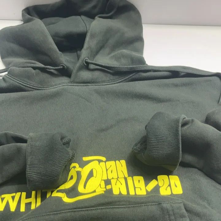 Off-White Off-White Black Printed Long Sleeve Hoodie 0079 Size US XXS / EU 40 - 10 Thumbnail