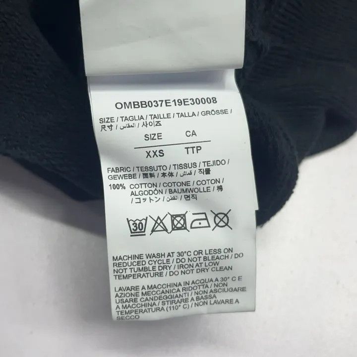 Off-White Off-White Black Printed Long Sleeve Hoodie 0079 Size US XXS / EU 40 - 5 Thumbnail