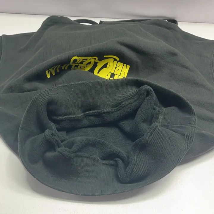 Off-White Off-White Black Printed Long Sleeve Hoodie 0079 Size US XXS / EU 40 - 12 Thumbnail