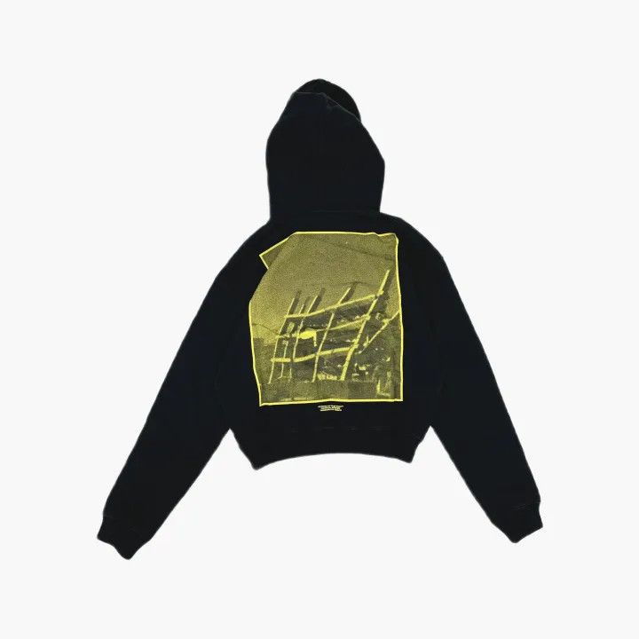 Off-White Off-White Black Printed Long Sleeve Hoodie 0079 Size US XXS / EU 40 - 3 Thumbnail