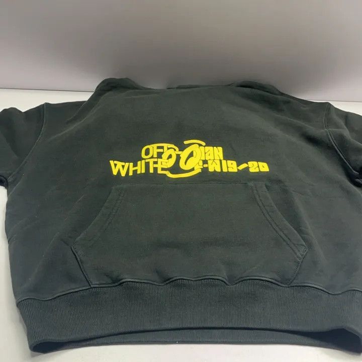 Off-White Off-White Black Printed Long Sleeve Hoodie 0079 Size US XXS / EU 40 - 11 Thumbnail