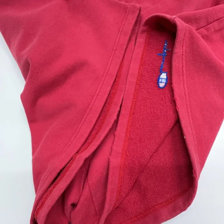 Off-White Off-White x Champion Red Embroidered Shorts 0079 Size US 27 - 7 Thumbnail