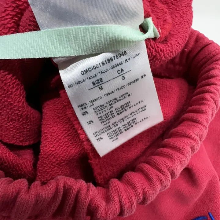 Off-White OFF-WHITE x Champion Embroidered Logo Red Shorts 0079 Size US 27 - 2 Thumbnail