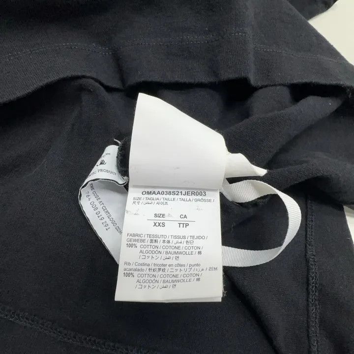 Off-White Off-White Black Short Sleeve Logo T-Shirt 0079 Size US XXS / EU 40 - 5 Thumbnail