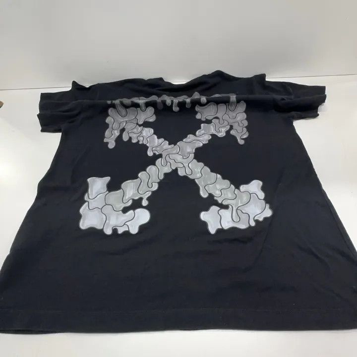Off-White Off-White Black Short Sleeve Logo T-Shirt 0079 Size US XXS / EU 40 - 14 Thumbnail